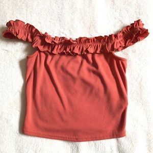 Blush Boutique Off-Shoulder Crop